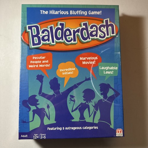 Balderdash bluffing board game - balderdash,
