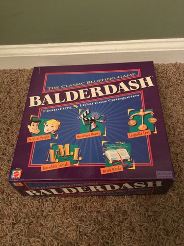 Vintage 2003 mattel balderdash - 2003,