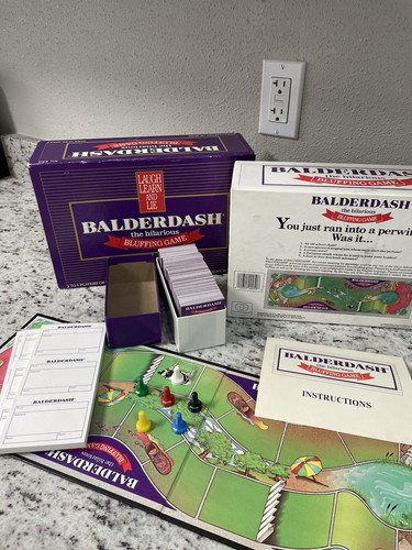 Balderdash bluffing board game - board,