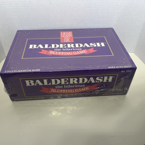 Balderdash the hilarious - balderdash,