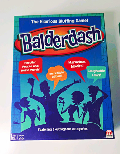 Mattel balderdash board game - balderdash,