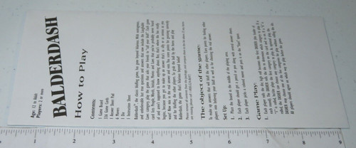 2003 balderdash board - board, game