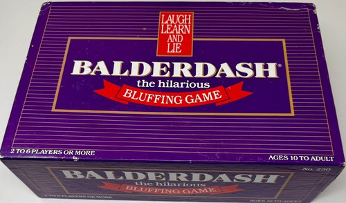 Balderdash board game - balderdash, 1984